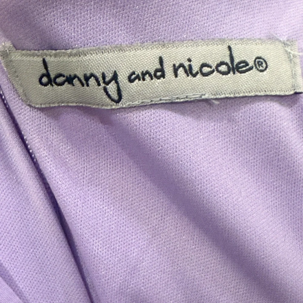 Danny‎ & Nicole Lavender Polka Dot Midi Dress